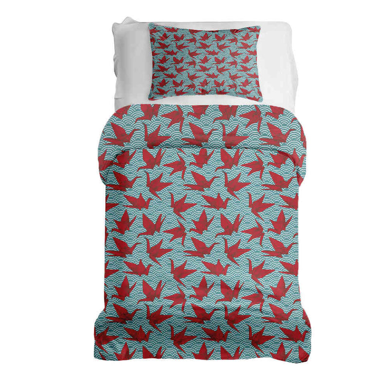 Therapiedekens Beddengoed Set Rood Origami