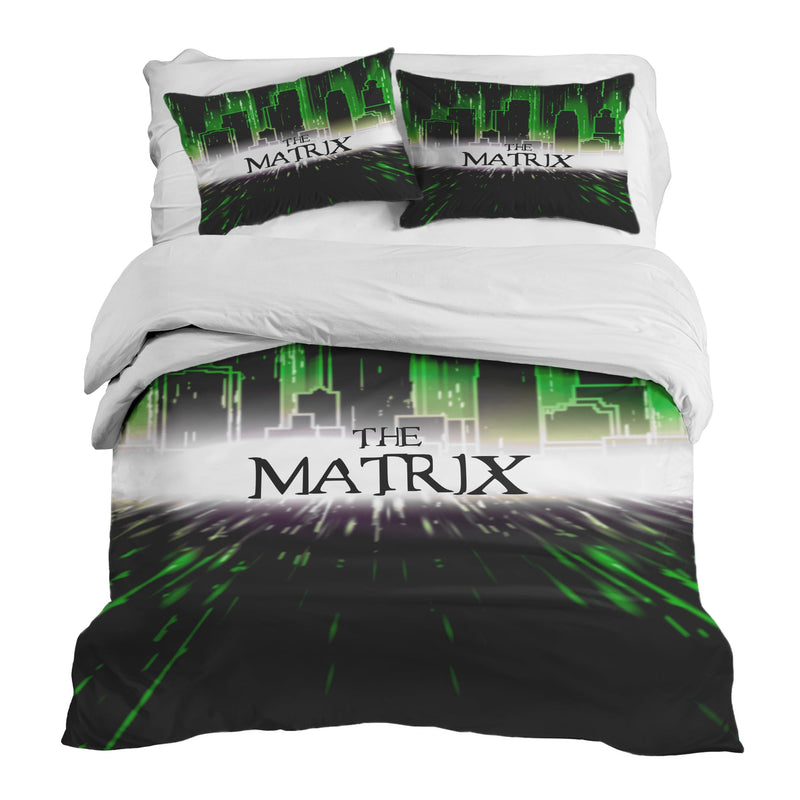 Therapiedecken beddengoed set stad The Matrix