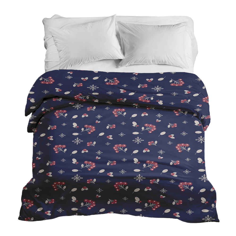 Original Therapiedecke - Baumwollbezug Blau Johannisbeere