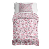 Therapiedekens beddengoed set schattige hartjes