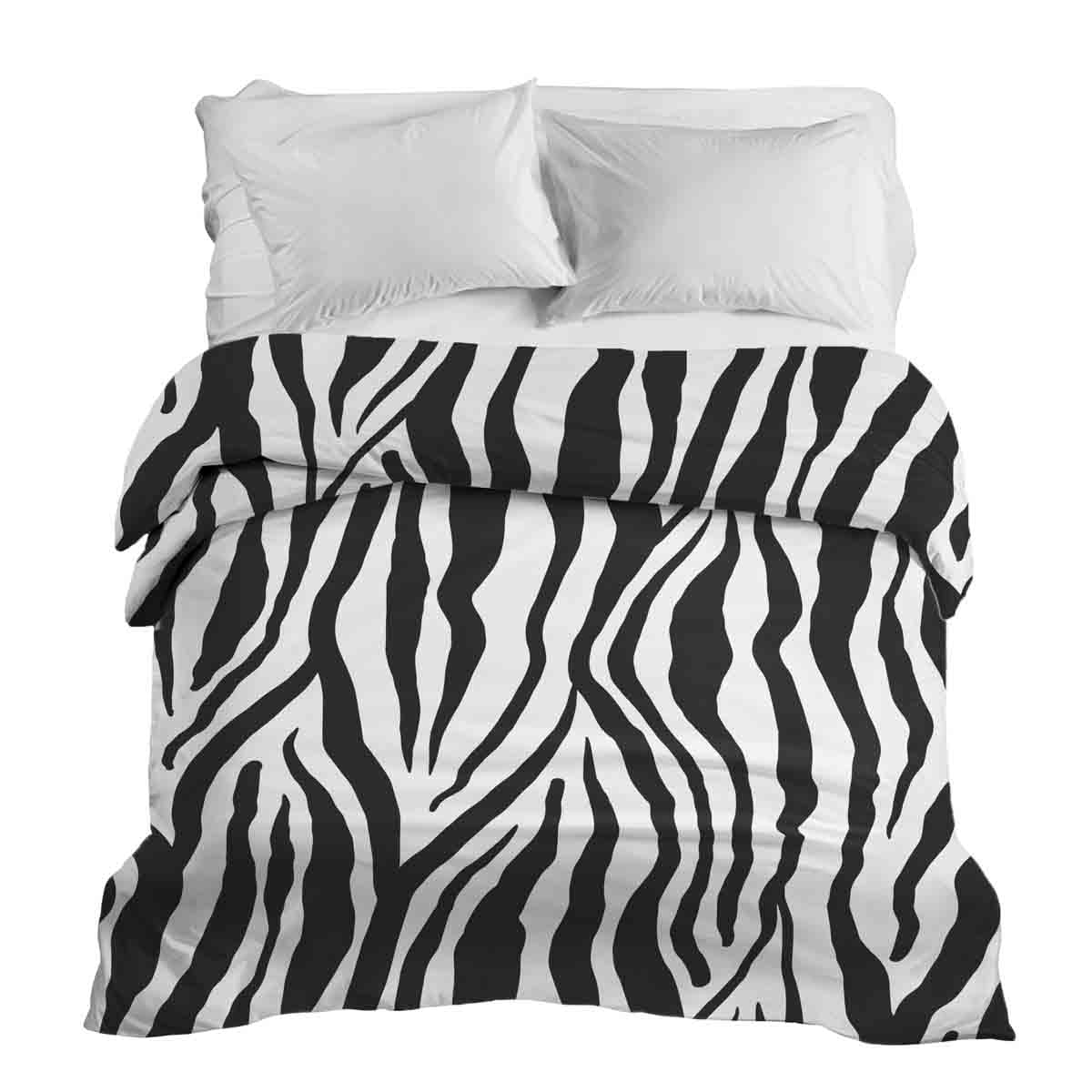 Original Therapiedecke - Baumwollbezug Zebra Print