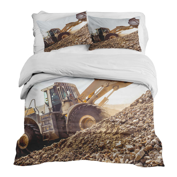 Therapiedekens Beddengoed Set Tractor op de Berg