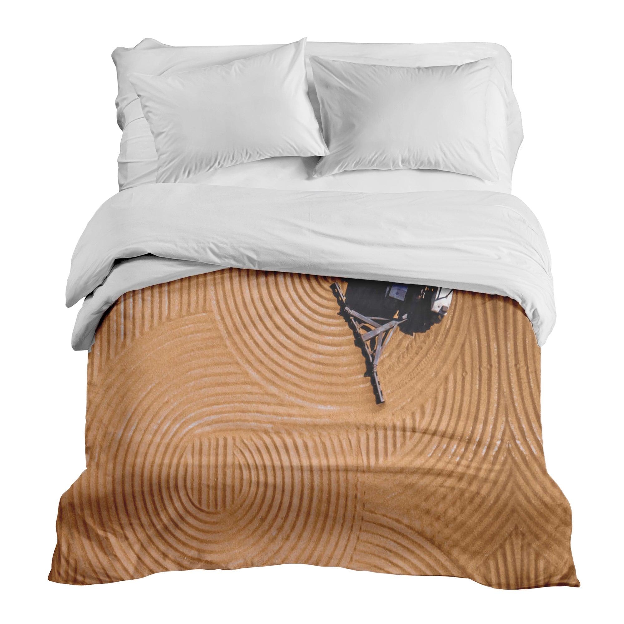 Originele therapiedeken - katoenen hoes cirkels in het veld