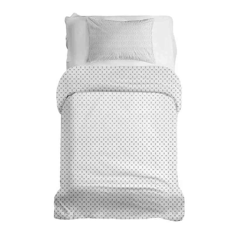 Therapiedekens beddengoed set wit met kleine strikjes