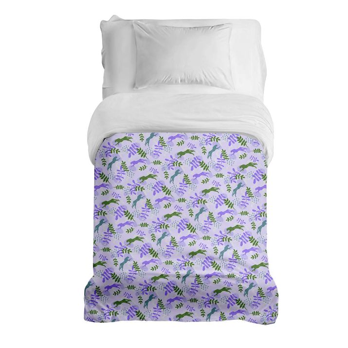 Originele therapiedeken - katoenen hoes luipaardprint