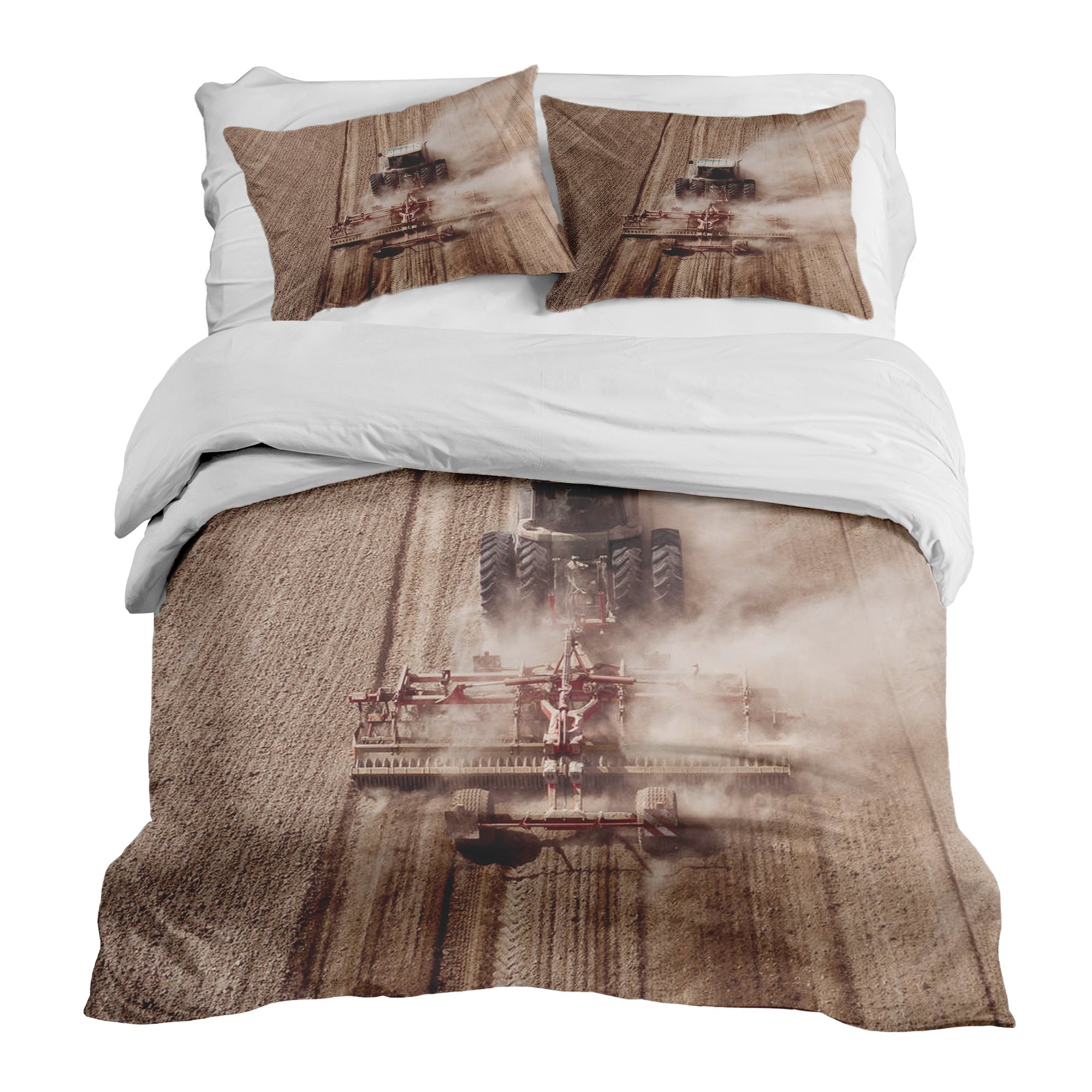 Therapiedekens Beddengoed Set Tractor in Stof