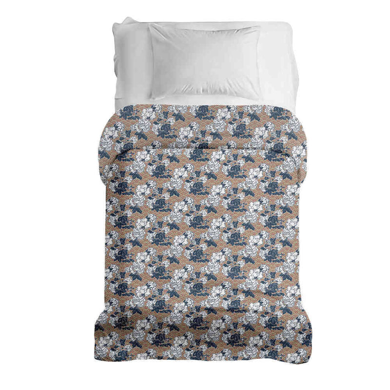 Therapiedekens katoenen hoes met bloemen