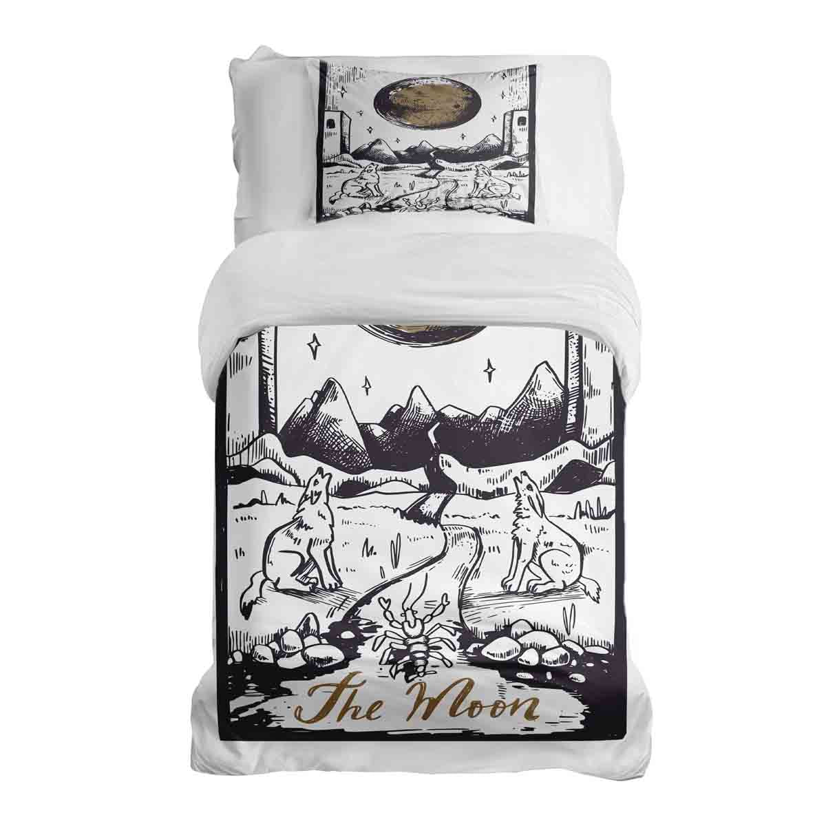 Therapiedekens Beddengoed Set Wolf en Maan