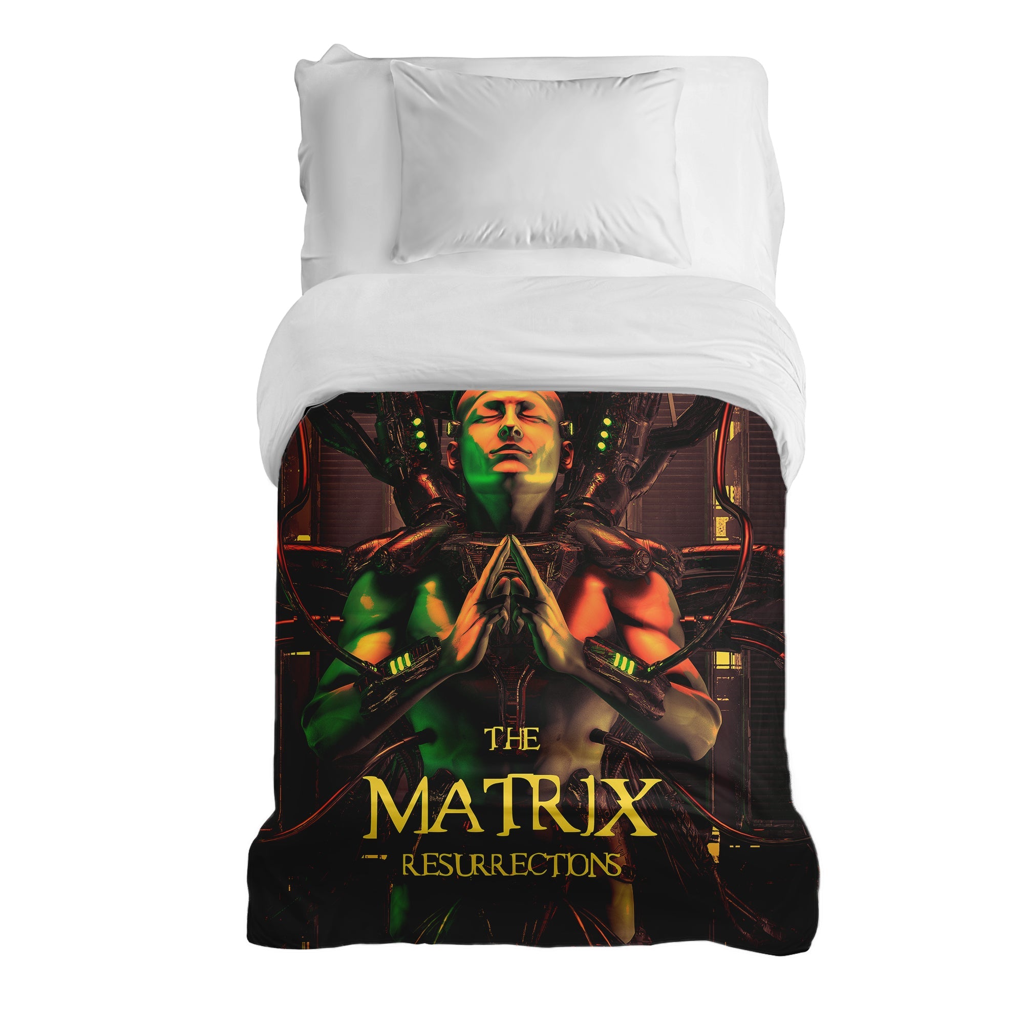 Originele therapiedeken - katoenen hoes bruin matrix
