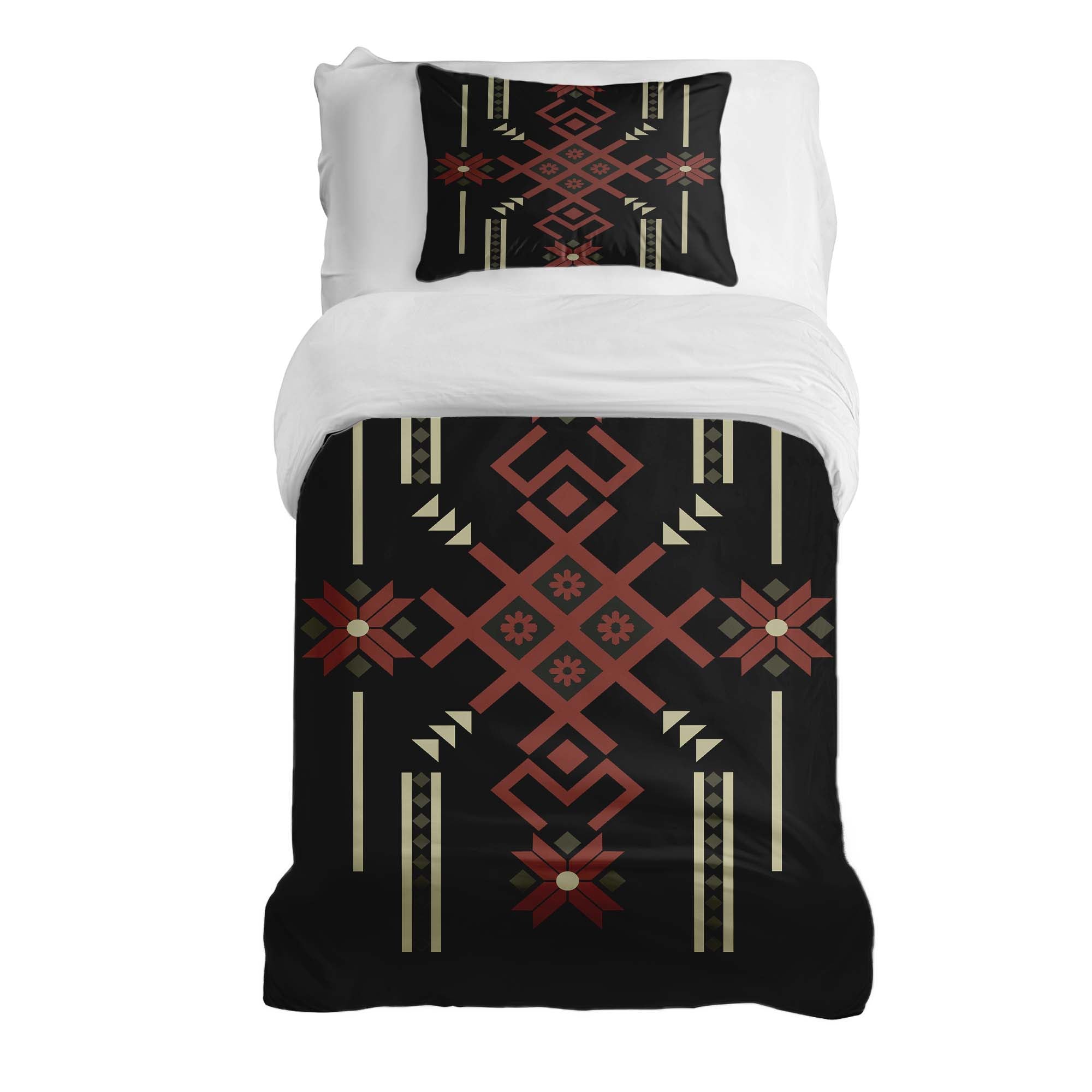 Therapiedekens beddengoedset met grote sneeuwvlok