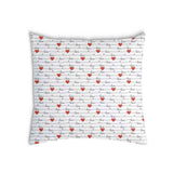 Gezondheidskussen wit met Love opschrift