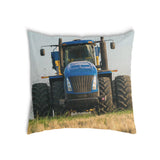 Gezondheidskussen tractor in blauw