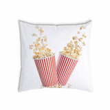 Gezondheidskussen wit met popcorn