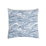 Gezondheidskussen golven in blauw