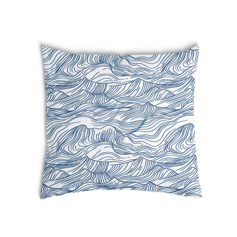 Gezondheidskussen golven in blauw