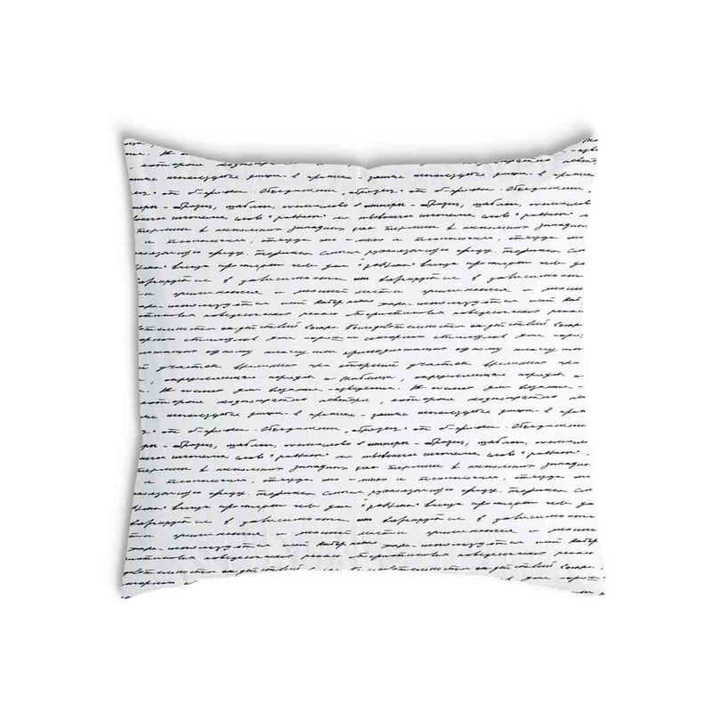 Gezondheidskussen wit met opschrift