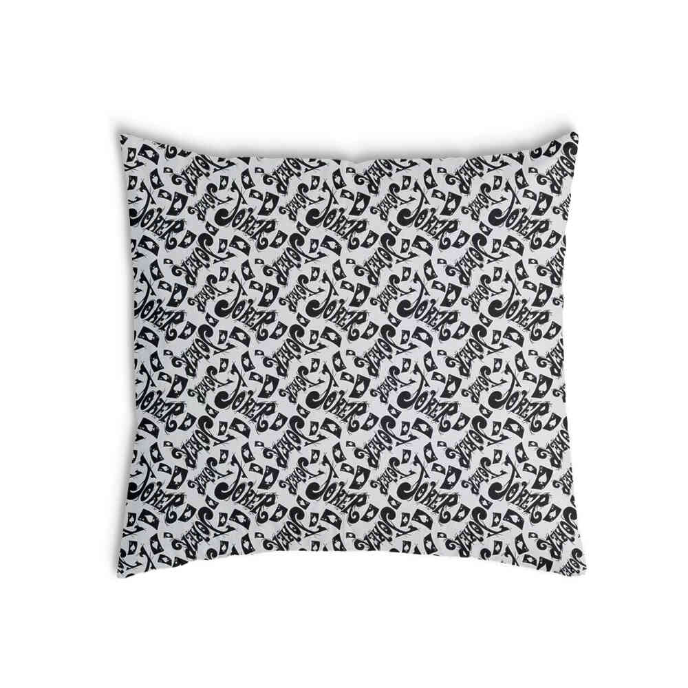 Gesundheitskissen Schriftzug in Schwarz Joker