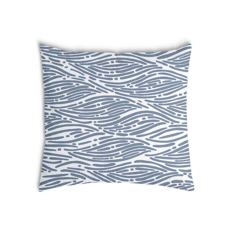 Gezondheidskussen golvend patroon blauw
