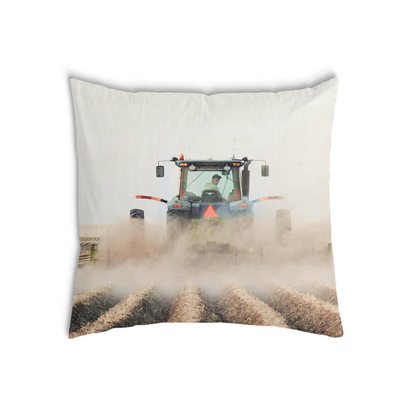 Gezondheidskussen tractor in actie
