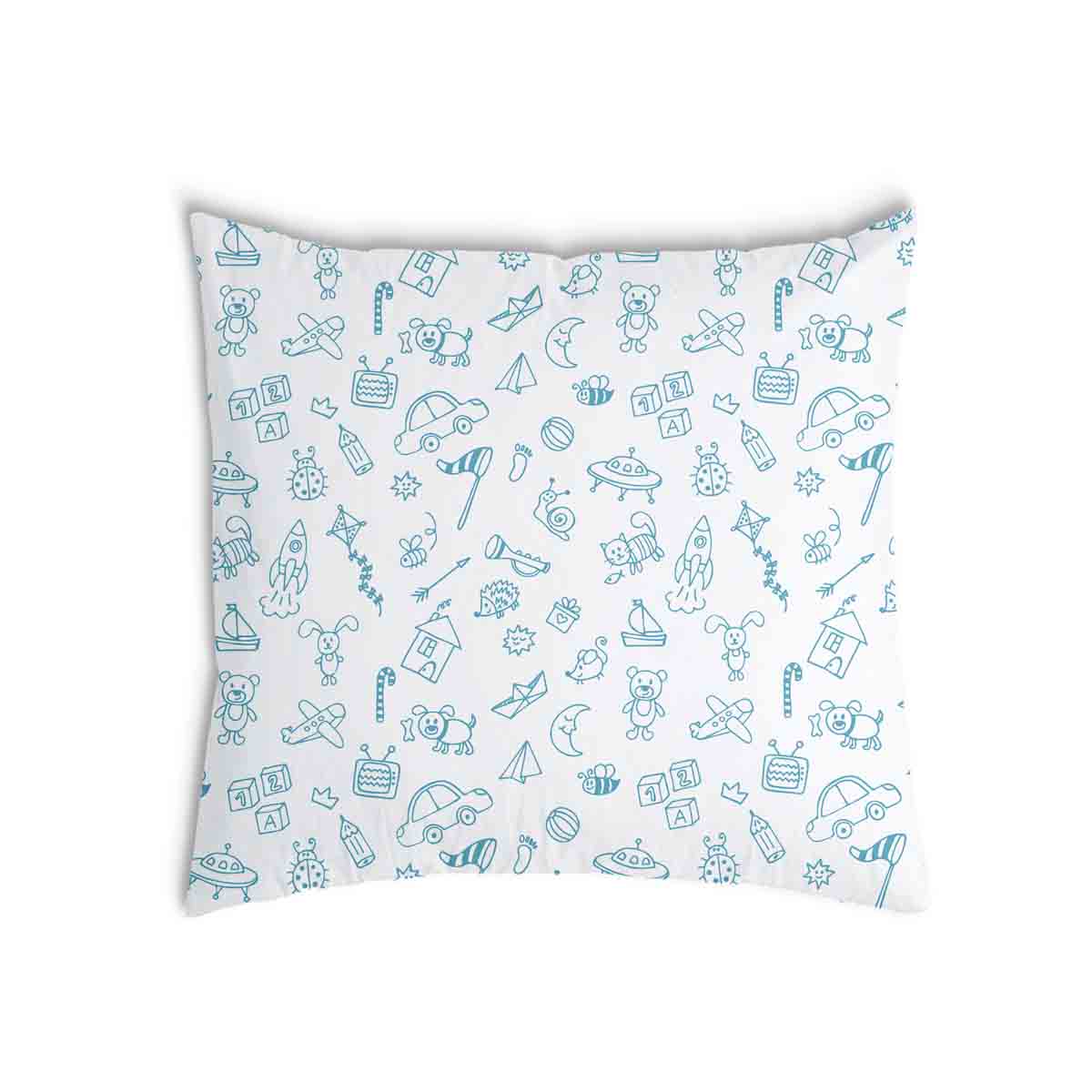 Gesundheitskissen Weiß mit Spielsachen