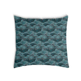 Gezondheidskussen golven turquoise-groen