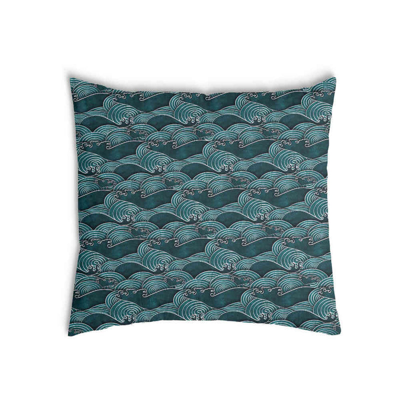 Gezondheidskussen golven turquoise-groen