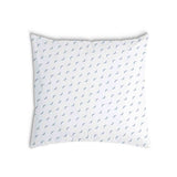 Gezondheidskussen wit met blauwe golven