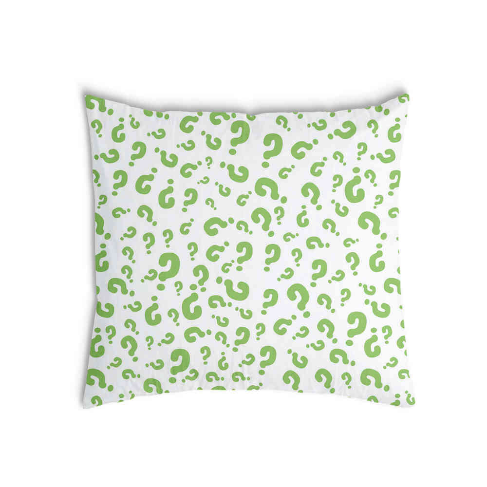 Gezondheidskussen Groene Vraagtekens