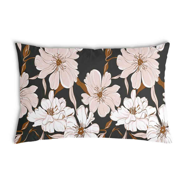 Gezondheidskussen met roze asterbloemen