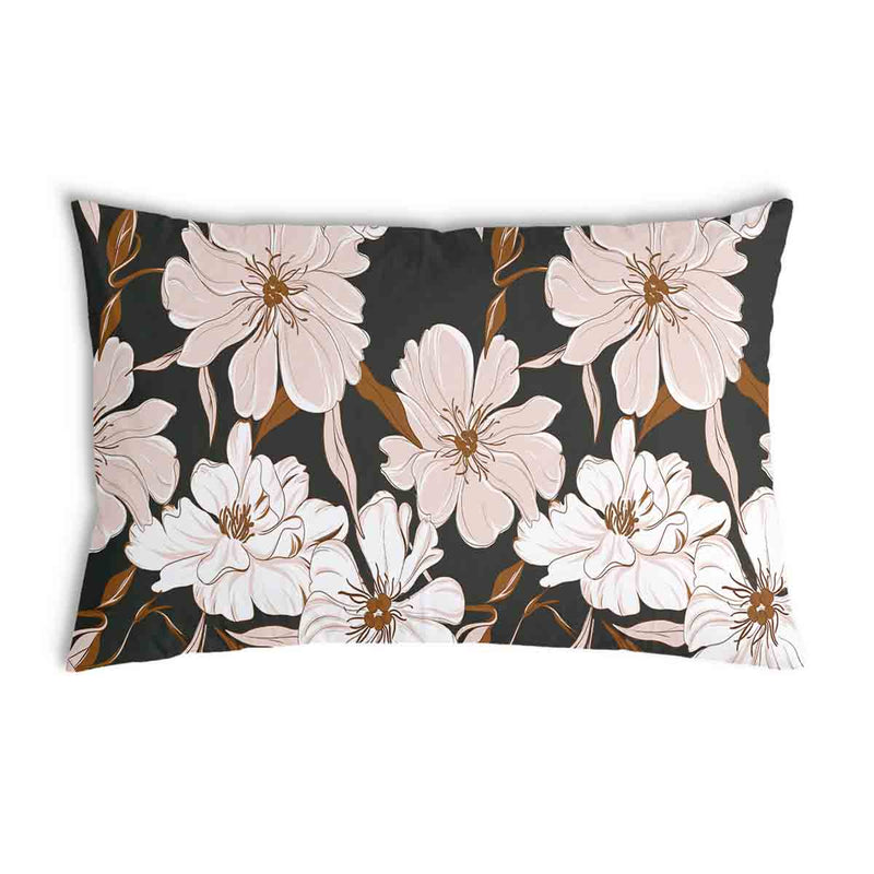Gezondheidskussen met roze asterbloemen