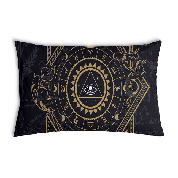 Gezondheidskussen Zwart Mystiek Mandala