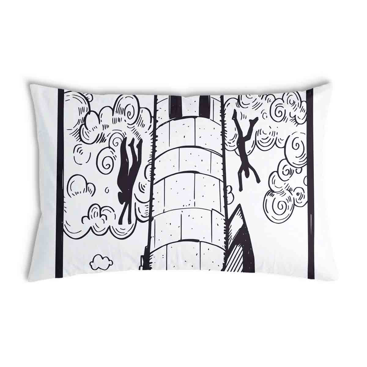 Gezondheidskussen wit met toren