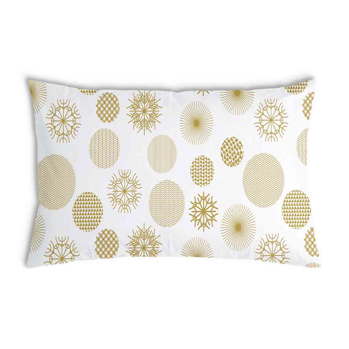 Gezondheidskussen gouden kerstversiering