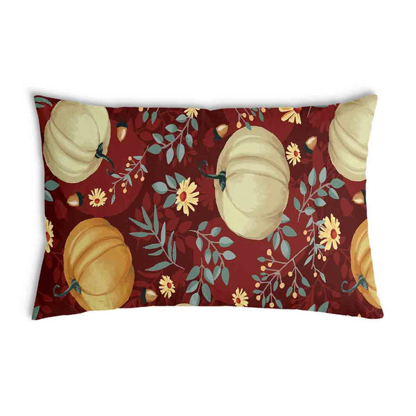 Gezondheidskussen Rood met Pompoenen