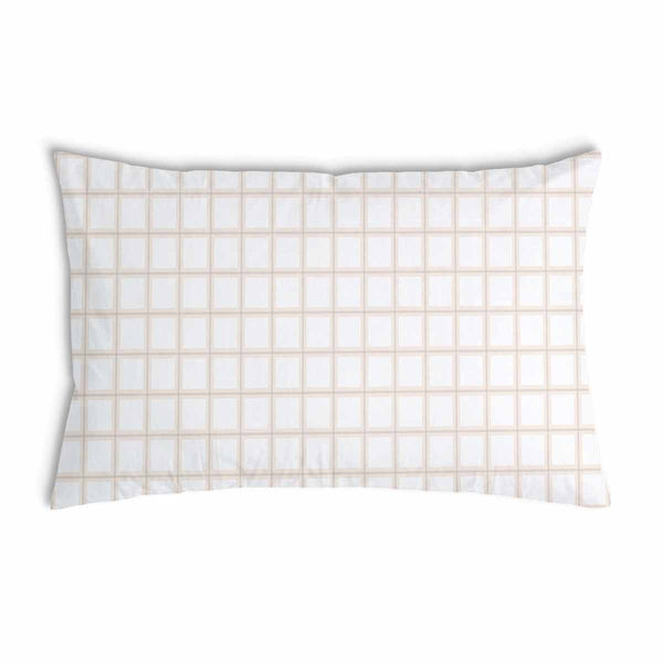 Gezondheidskussen Oranje Beige Ruit