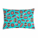 Gezondheidskussen turquoise met spreuken