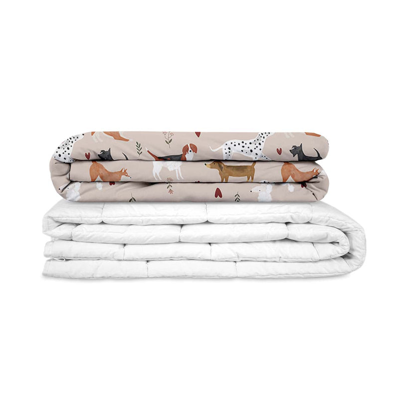 Original Therapiedecke - Hunde Gewichtsdecke mit Baumwollbezug für Kinder