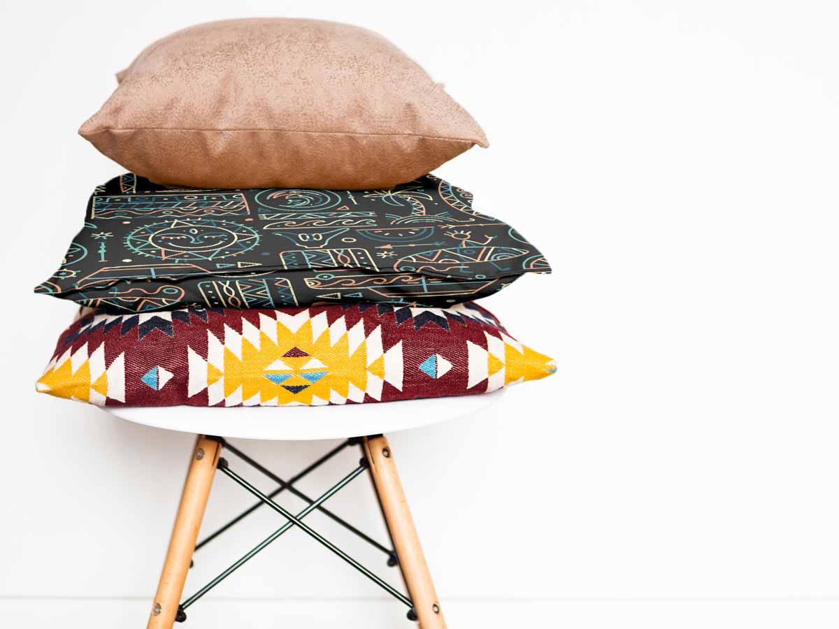 Gesundheitskissen mit grünem Hawaii Muster