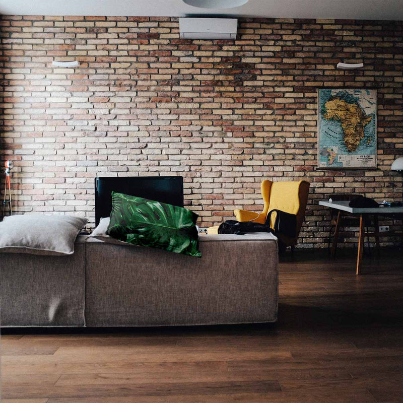 Gezondheidskussen met Monstera plant