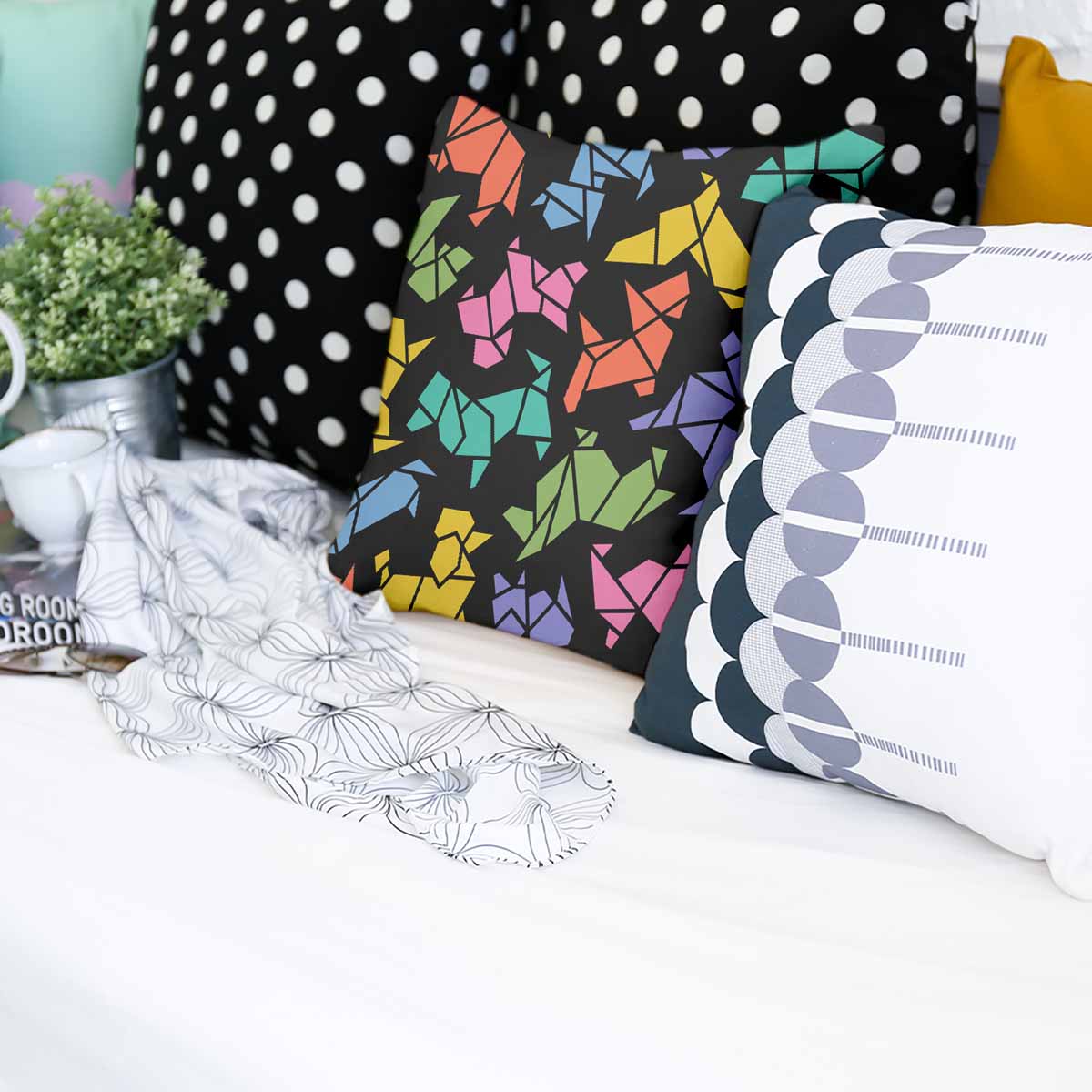 Gesundheitskissen Origami Hund