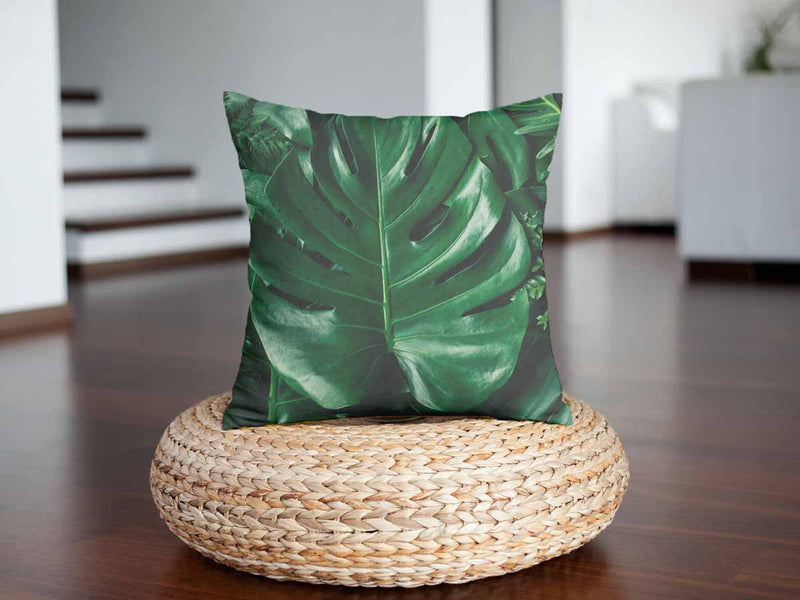 Gezondheidskussen met Monstera plant