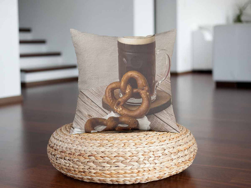 Gezondheidskussen met pretzels
