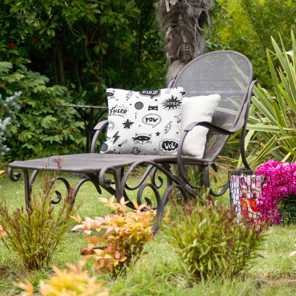 Gezondheidskussen Wit Superhelden