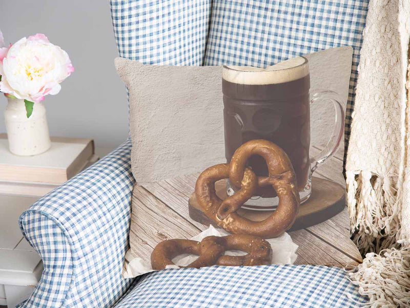 Gezondheidskussen met pretzels