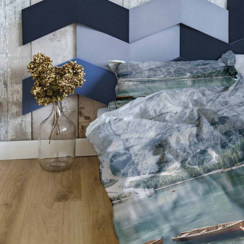 Therapiedekens beddengoedset meer met boten