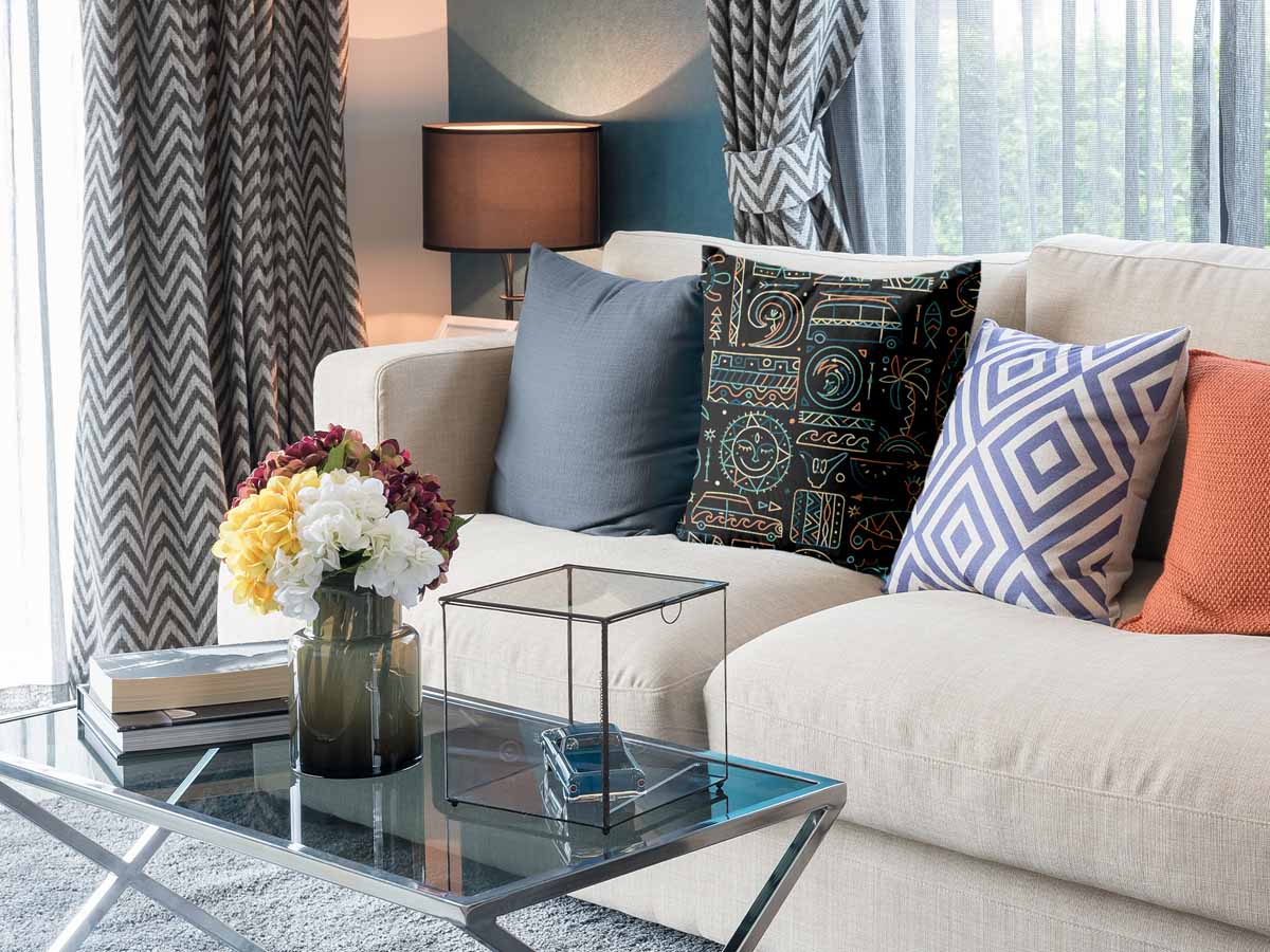 Gesundheitskissen mit grünem Hawaii Muster