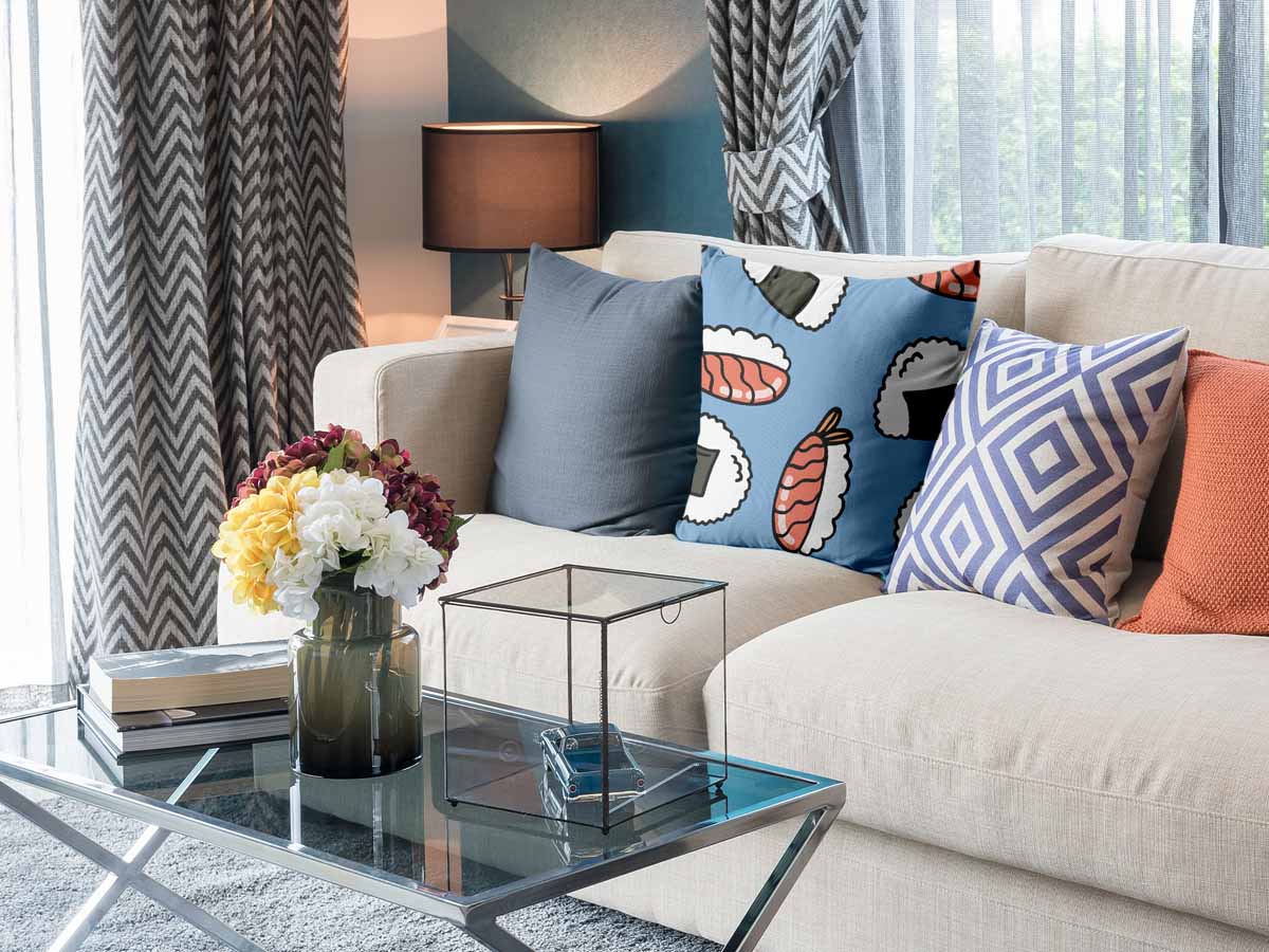 Gezondheidskussen met Sashimi