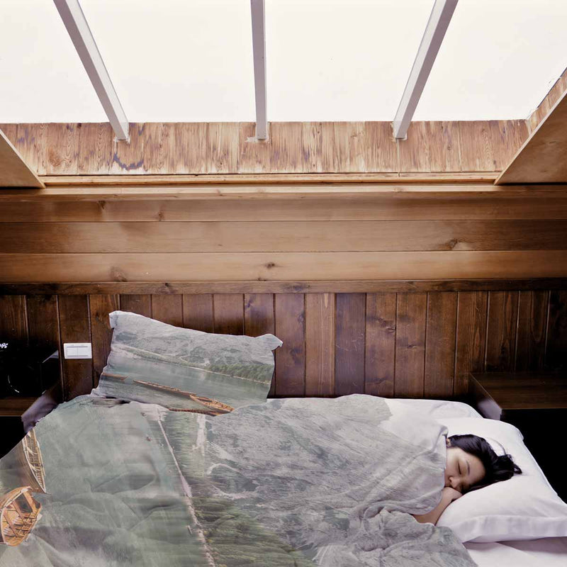 Therapiedekens beddengoedset meer met boten