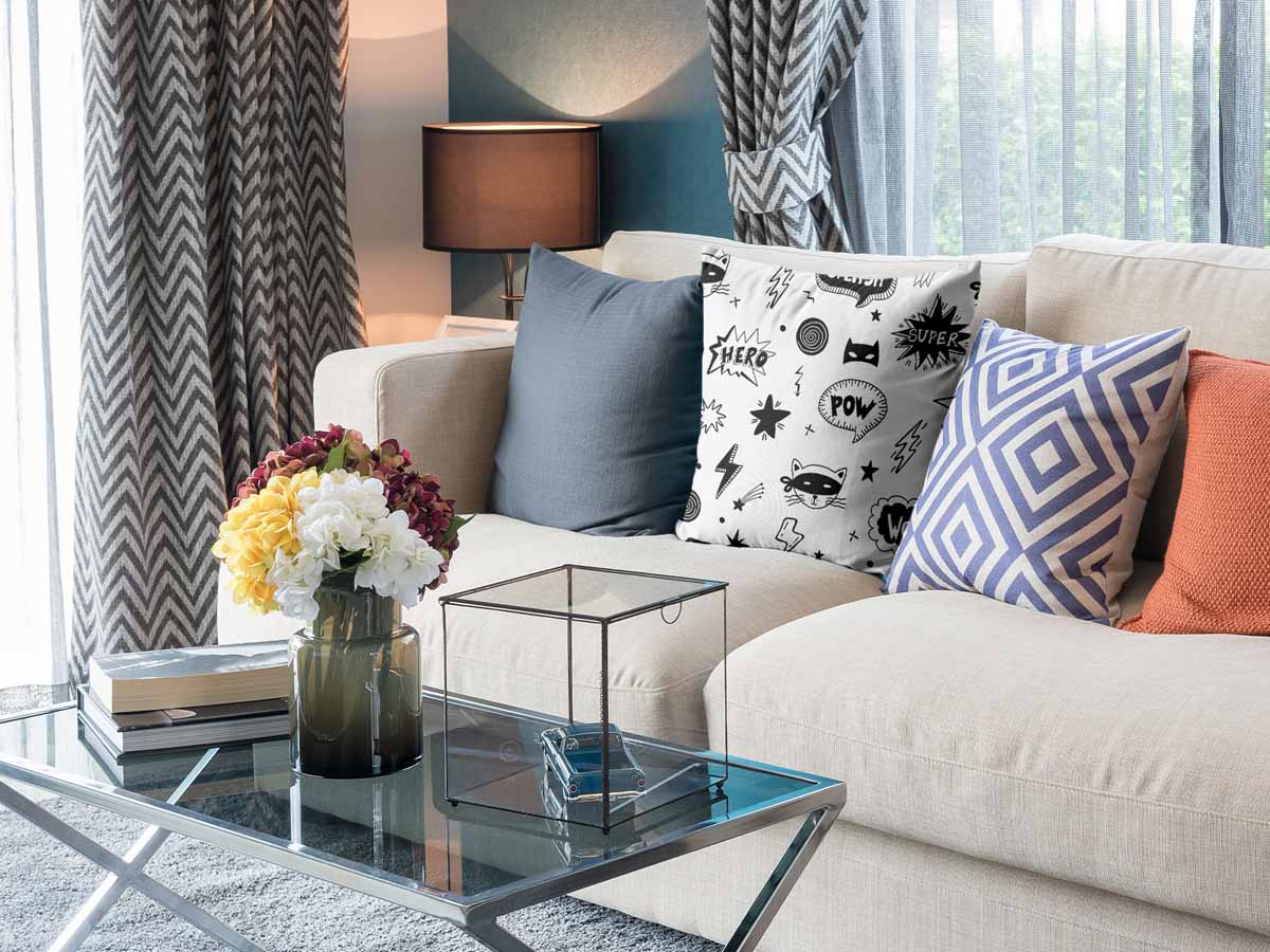 Gezondheidskussen Wit Superhelden