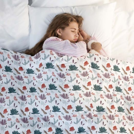 Therapie dekens katoenen hoes koraalrif